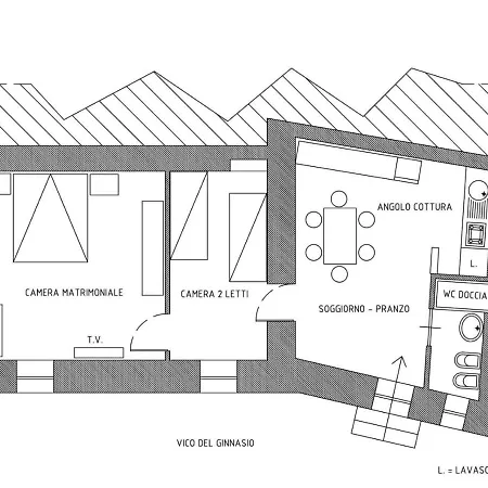 A Mennulara, Centro Appartement