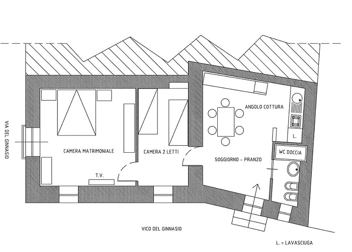 A Mennulara, Centro Appartamento